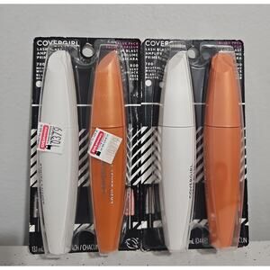 Lot of 2 Covergirl Lash Blast Volume Mascara & Amplify Eyelash Primer Black NIB